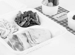 Chicken And Lamb Shawarma Plate