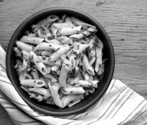 Corn and paneer pasta