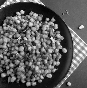 Crispy Spinach Corn