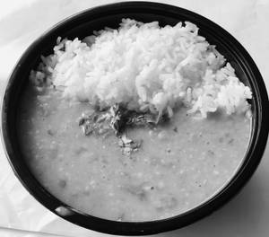 Steam Rice Bowl With Dal