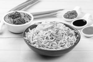 Jain Veg Manchurian Noodles