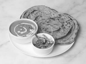 Laccha Paratha with Dal Makhani