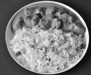 Butter Chicken 2pcs  Basmati Rice