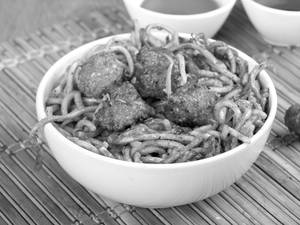 Noodles With Manchurian
