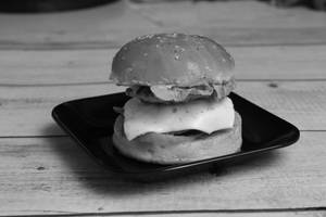 Crispy Veg With Cheese Burger.