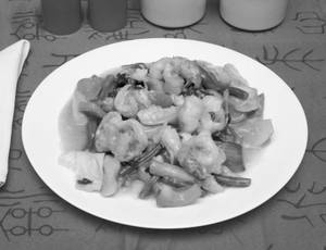 Prawns with Veg Stir Fried (Gravy)
