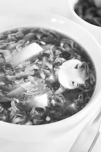 Burnt Garlic Clear Soup