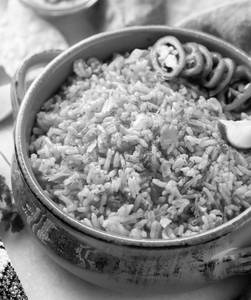 Veg Mexican Fried Rice [ Golden Corn,Jalapenos,Bellpeppers,Onions]