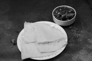 Paneer Chilly With Neer Dosa