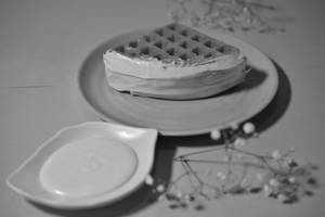 White Belgian Waffle (1 Pc)
