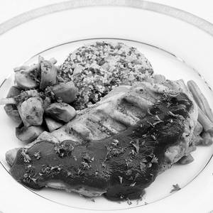 Barbeque Glazed Chicken Breast Bowl