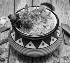 Tandoori Chicken Dum Biryani