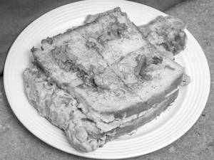 Cheese Mix Bread Omlet