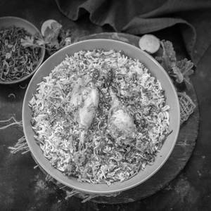 Chicken biryani with bone