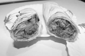 Peri Peri Paneer Momos Wrap