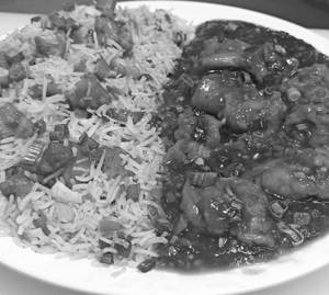 Chicken Manchurian Rice