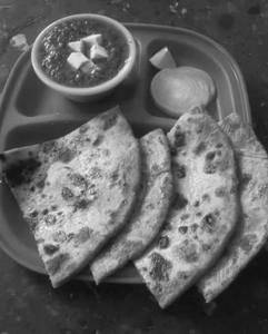 Aloo Paratha & Sabji Of The Day