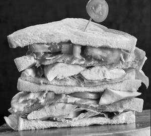 Triple Layer Chicken Sandwich
