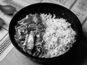 Veg Fried Rice With Baby Corn Mix Veg Wolly Sauce (Wet)