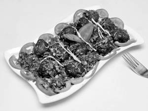Veg Manchurian Dry (8 Pcs)