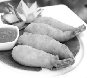 Golden Fried Prawns