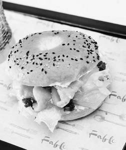 Bagel With Pcc Norwegian Smoked Salmon Capers & Onion