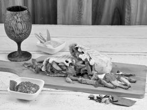 Chicken Shawarma without Salad (Khubooz)