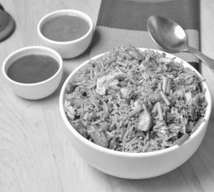 Schezwan Chicken Fried Rice       