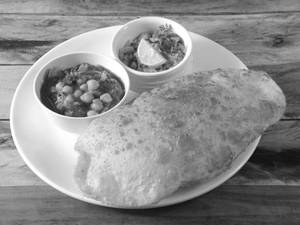 Chole Bhature Without Onion Garlic