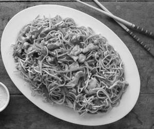 Double Egg Chicken Noodles