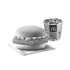 Chicken Kebab Burger + McFlurry Oreo (S)