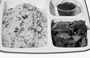 2 Veg Fried Rice + Chilli Gobi (500ml)