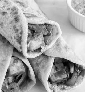 Egg Achari Chicken Lava Roll And Cheese