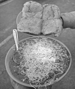 Cheese Pav Bhaji ( 4 Pav )