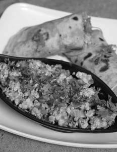 Egg Bhurji with[ 4 ]Roti