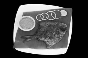 Pomfret Rava Fry Large