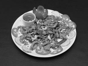 Golden Fried Prawns
