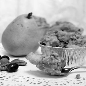 PEAR CRANBERRY CRUMBLE PIE