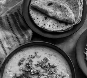 4 Paratha+Dal Fry+Salad