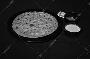 Cheese Mattar Paratha