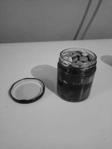 Eggless Chocolate Gems Jar Cake
