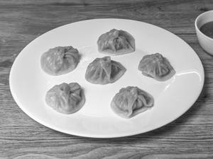 Steamed Chicken Momo 6 Pcs 