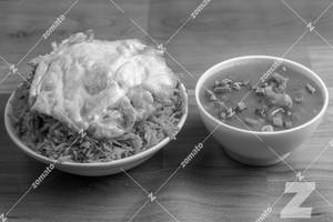 Chicken Triple Rice With Gravy
