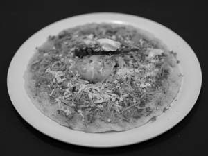 Open butter masala dosa