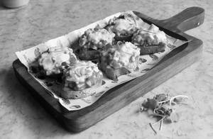 Masala Paneer Bruschetta