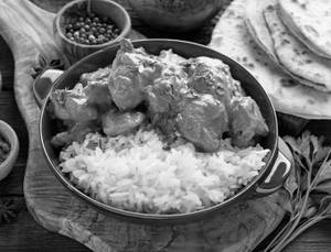 Butter Chicken + Rice Or Butter Nan 1Pc
