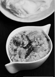 Sambar Rice (poriyal + Appalam)