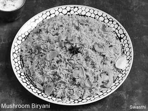Mushroom Biryani 
