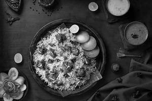 Murgh-e-shaandar 65 Biryani ( Chicken 65 Biryani - Serve 2 )