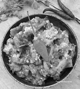 Smoked Brinjal Pitika